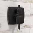 Hansgrohe Ecostat Classic Pressure Balance Trim Classic Square With Diverter In Rubbed Bronze, 15865921