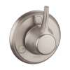 Hansgrohe Ecostat Classic Diverter Trim Trio/Quattro In Brushed Nickel, 15934821