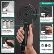 Hansgrohe Pulsify S Handshower 105 3-Jet, 1.75 Gpm In Matte Black, 24112671