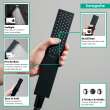 Hansgrohe Pulsify E Baton Handshower 100 1-Jet, 2.5 Gpm In Matte Black, 24322671