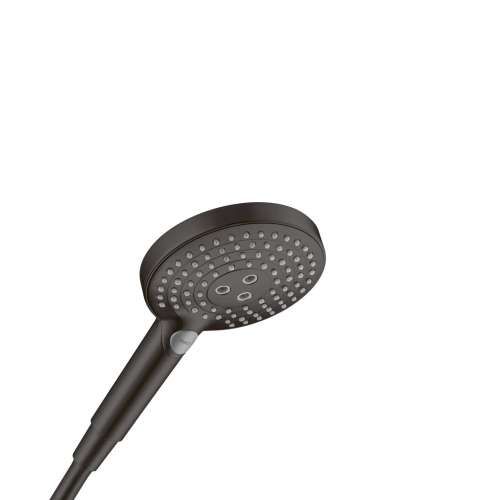 Hansgrohe Raindance Select S Handshower 120 3-Jet Powderrain, 1.75 Gpm In Matte Black, 26036671