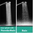 Hansgrohe Raindance Select S Handshower 120 3-Jet Powderrain, 1.75 Gpm In Polished Nickel, 26036831