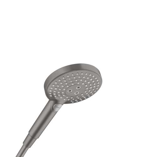 Hansgrohe Raindance Select S Handshower 120 3-Jet Powderrain, 2.5 Gpm In Brushed Black Chrome, 26037341
