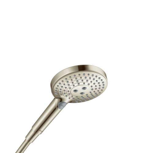 Hansgrohe Raindance Select S Handshower 120 3-Jet Powderrain, 2.5 Gpm In Polished Nickel, 26037831