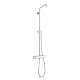 Hansgrohe Croma E Showerpipe Without Shower Components In Chrome, 26067001