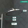 Hansgrohe Croma Showerhead 280 1-Jet