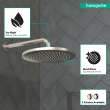 Hansgrohe Croma Showerhead 280 1-Jet, 2.0 Gpm In Brushed Nickel, 26221821