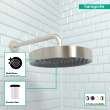 Hansgrohe Rainfinity Showerhead 250 1-Jet, 2.5 Gpm In Brushed Nickel, 26228821