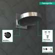 Hansgrohe Rainfinity Showerhead 250 3-Jet With Wall Connector Trim