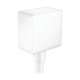Hansgrohe Fixfit Wall Outlet Square With Check Valves In Matte White, 26455701