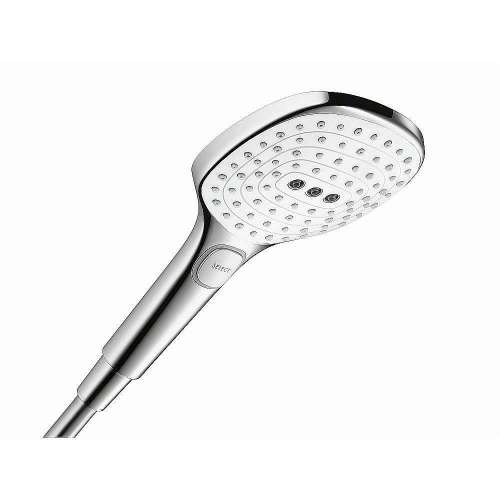 26521401 Raindance Select E 2.5 GPM 3-Jet Handshower 120, In White/Chrome