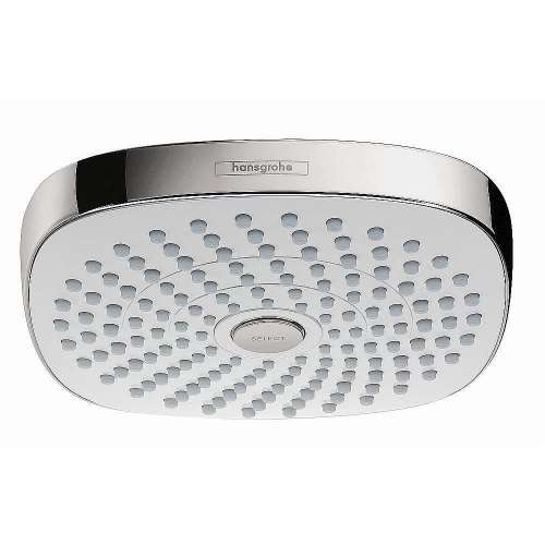 26528401 Croma Select E 2.0 GPM 2-Jet Showerhead 180, In White/Chrome