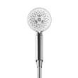 Hansgrohe Crometta 100 Handshower 3-Jet, 1.75 Gpm In White/Chrome, 26833401
