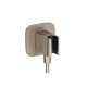 Hansgrohe Fixfit Q Wall Outlet With Handshower Holder In Brushed Nickel, 26887821