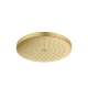 Hansgrohe Raindance S Showerhead 180 1-Jet Powderrain, 2.5 Gpm In Brushed Gold Optic, 26928251