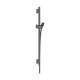 Hansgrohe Unica Wallbar S, 24" In Brushed Black Chrome, 28632340