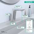 Hansgrohe Metris S Electronic Faucet With Preset Temperature Control, 0.5 Gpm In Chrome, 31101001