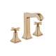 Hansgrohe Metropol Classic Widespread Faucet 160 With Cross Handles And Pop-Up Drain, 1.2 Gpm In Brushed Bronze, 31307141