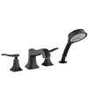 31312921 Metris C 4-Hole Roman Tub Set Trim with 1.8 GPM Handshower, In Rubbed Bronze