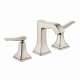 31330821 Metropol Classic Widespread Faucet 110 with Lever Handles and Pop-Up Drain, 1.2 GPM, In Brushed Nickel