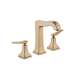 Hansgrohe Metropol Classic Widespread Faucet 160 With Lever Handles And Pop-Up Drain, 1.2 Gpm In Brushed Bronze, 31331141
