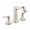 31331821 Metropol Classic Widespread Faucet 160 with Lever Handles and Pop-Up Drain, 1.2 GPM, In Brushed Nickel