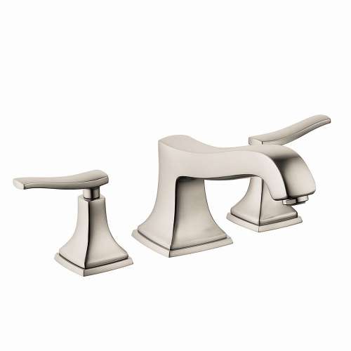 31428821 Metropol Classic 3-Hole Roman Tub Set Trim with Lever Handles, In Brushed Nickel