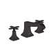 Hansgrohe Metropol Classic 3-Hole Roman Tub Set Trim With Cross Handles In Matte Black, 31430671