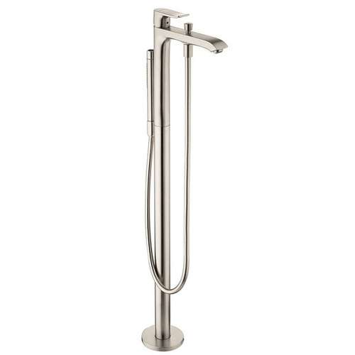 31432821 Metris Freestanding Tub Filler Trim with 1.75 GPM Handshower, In Brushed Nickel