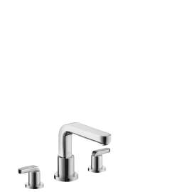 Hansgrohe Metris S 3-Hole Roman Tub Set Trim With Lever Handles