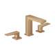 Hansgrohe Metropol Widespread Faucet 110 With Lever Handles And Pop-Up Drain, 1.2 Gpm In Brushed Bronze, 32516141