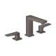 Hansgrohe Metropol Widespread Faucet 110 With Lever Handles And Pop-Up Drain, 1.2 Gpm In Brushed Black Chrome, 32516341