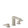 32516821 Metropol Widespread Faucet 110 with Lever Handles and Pop-Up Drain, 1.2 GPM, In Brushed Nickel