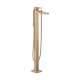 Hansgrohe Metropol Freestanding Tub Filler Trim With Lever Handle And 1.75 Gpm Handshower In Brushed Bronze, 32532141