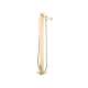 Hansgrohe Metropol Freestanding Tub Filler Trim With Lever Handle And 1.75 Gpm Handshower In Brushed Gold Optic, 32532251