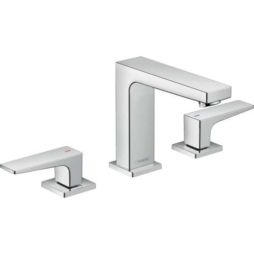 32528001 Metropol Widespread Faucet 110 with Lever Handles and Pop-Up Drain in Chrome