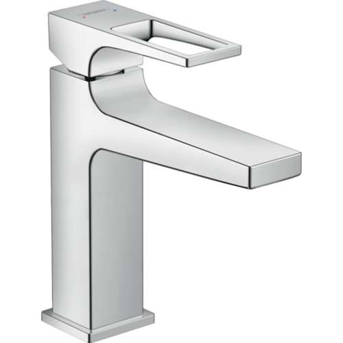 Metropol 74524001 Single-Hole Faucet 110 with Loop Handle and Pop-Up Drain in Chrome