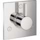 04880000 Ecostat Square Trio/Quattro Diverter Trim in Chrome