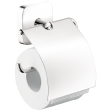 Hansgrohe Puravida Toilet Paper Holder With Cover In Chrome, 41508000