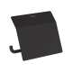 Hansgrohe Addstoris Toilet Paper Holder With Cover In Matte Black, 41753670