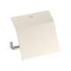 Hansgrohe Addstoris Toilet Paper Holder With Cover In Brushed Nickel, 41753820