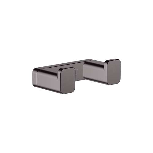 Hansgrohe Addstoris Double Hook In Brushed Black Chrome, 41755340