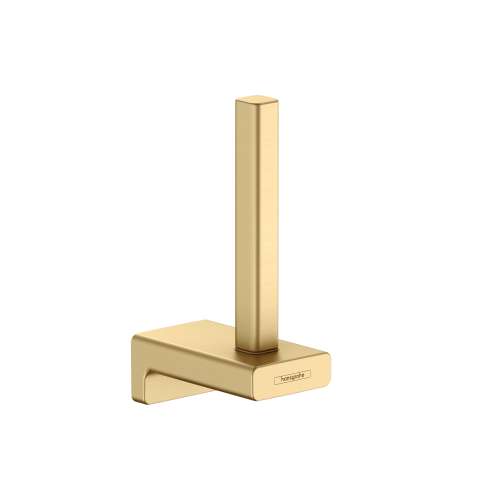Hansgrohe Addstoris Spare Toilet Paper Holder In Brushed Gold Optic, 41756250