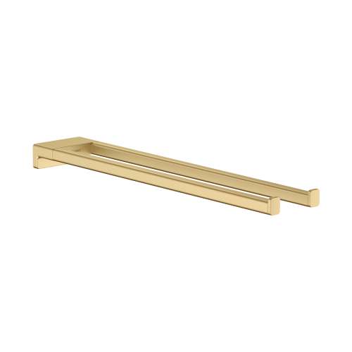 Hansgrohe Addstoris Dual  Towel Bar In Brushed Gold Optic, 41770250