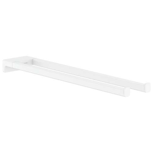 Hansgrohe Addstoris Dual  Towel Bar In Matte White, 41770700