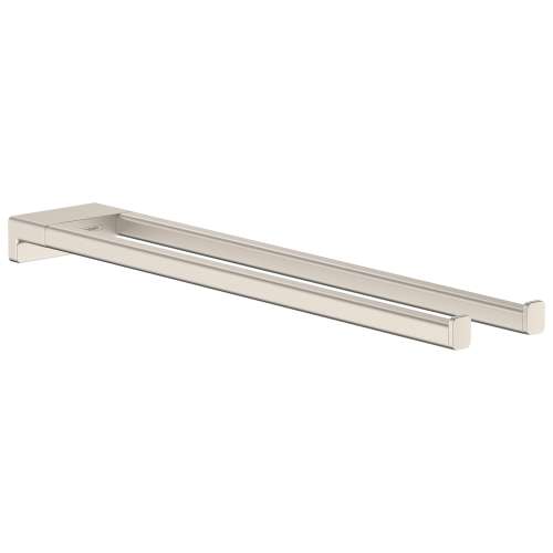 Hansgrohe Addstoris Dual Towel Bar In Brushed Nickel, 41770820