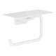 Hansgrohe Addstoris Toilet Paper Holder With Shelf In Matte White, 41772700
