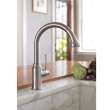 Hansgrohe Talis C Higharc Kitchen Faucet, 2-Spray Pull-Down, 1.75 Gpm In Stainless Steel Optic, 4215800