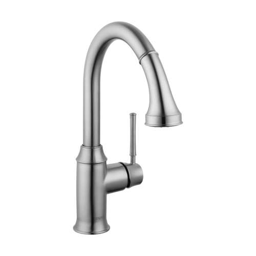 Hansgrohe Talis C Prep Kitchen Faucet, 2-Spray Pull-Down, 1.75 Gpm In Stainless Steel Optic, 4216800
