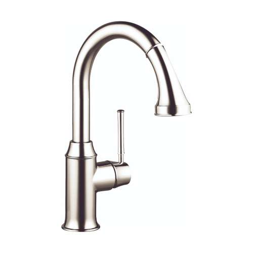 Hansgrohe Talis C Prep Kitchen Faucet, 2-Spray Pull-Down, 1.75 Gpm In Polished Nickel, 4216830
